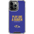 NFL Baltimore Ravens Team Motto iPhone 16 Pro Clear Case