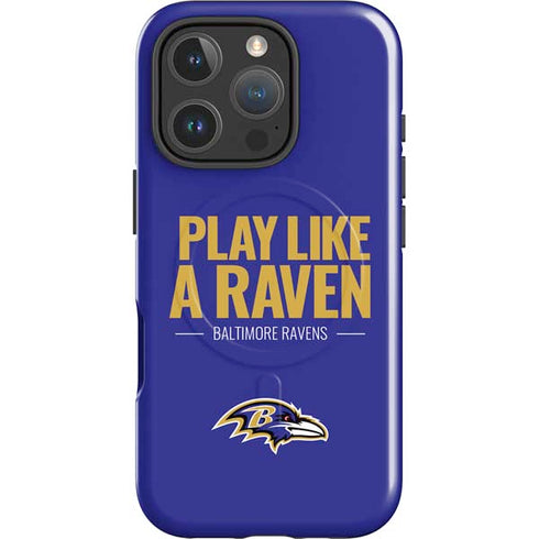 NFL Baltimore Ravens Team Motto iPhone 16 Pro Magsafe Impact Case
