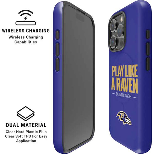 NFL Baltimore Ravens Team Motto iPhone 16 Pro Magsafe Impact Case
