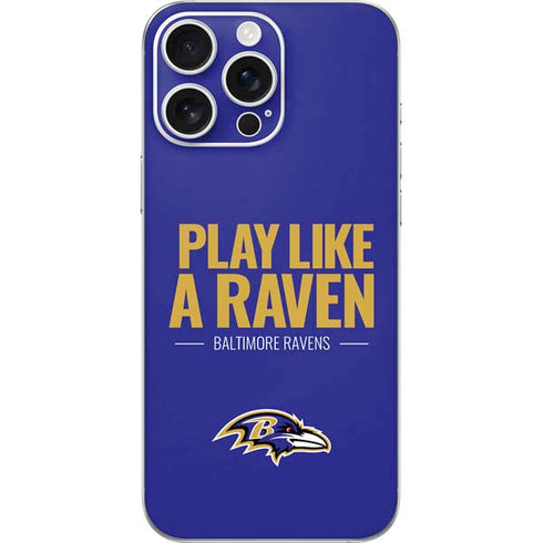 NFL Baltimore Ravens Team Motto iPhone 16 Pro Max Skin
