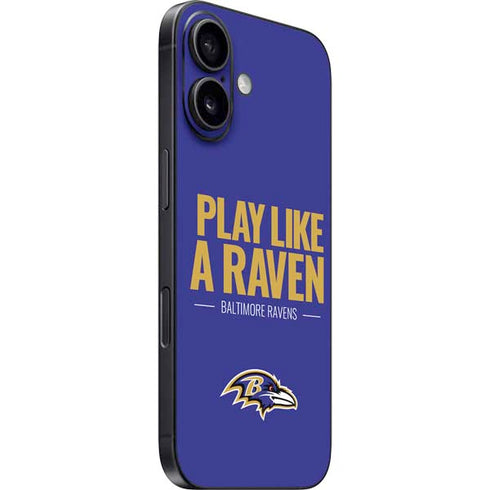 NFL Baltimore Ravens Team Motto iPhone 16 Skin