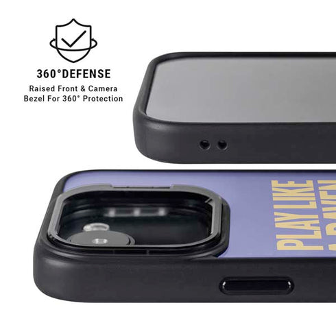 NFL Baltimore Ravens Team Motto iPhone 16e Kickstand Case