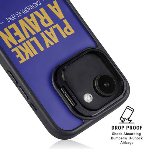 NFL Baltimore Ravens Team Motto iPhone 16e Kickstand Case