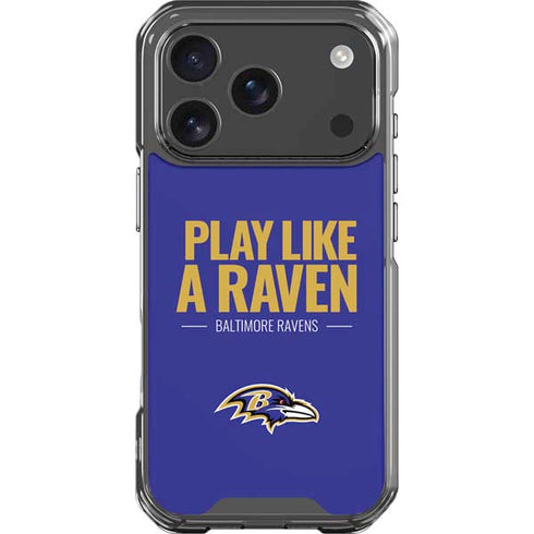 NFL Baltimore Ravens Team Motto iPhone 18 Pro Clear Case