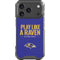 NFL Baltimore Ravens Team Motto iPhone 18 Pro Clear Case