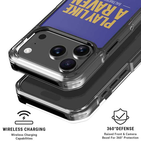 NFL Baltimore Ravens Team Motto iPhone 18 Pro Clear Case