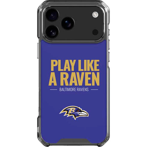 NFL Baltimore Ravens Team Motto iPhone 18 Pro Max Clear Case