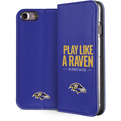 NFL Baltimore Ravens Team Motto iPhone 7 Folio Case