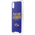 NFL Baltimore Ravens Team Motto iPhone XS Clear Case