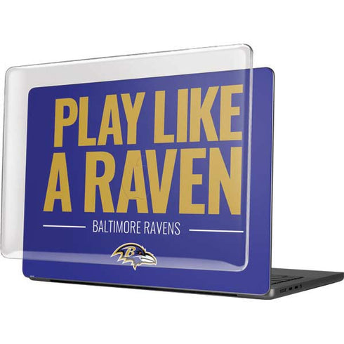 NFL Baltimore Ravens Team Motto MacBook Pro 14in (2021-24) Case plus Skin