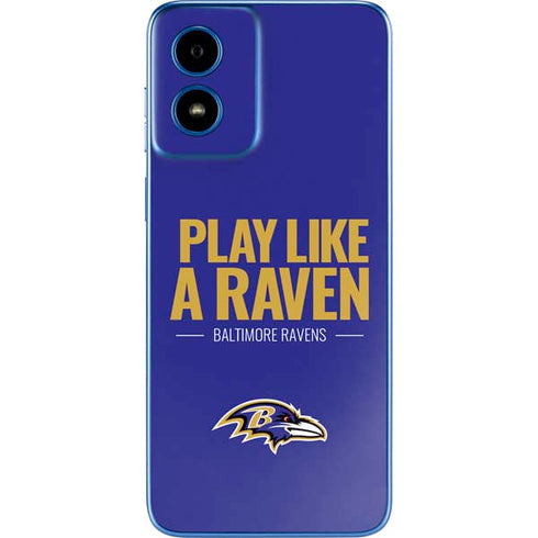 NFL Baltimore Ravens Team Motto Moto G Play 4G (2024) Skin