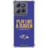 NFL Baltimore Ravens Team Motto Moto G Play 5G (2025) Clear Case