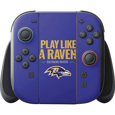 NFL Baltimore Ravens Team Motto Nintendo Switch 2 (2025) with Joy-Con Skin