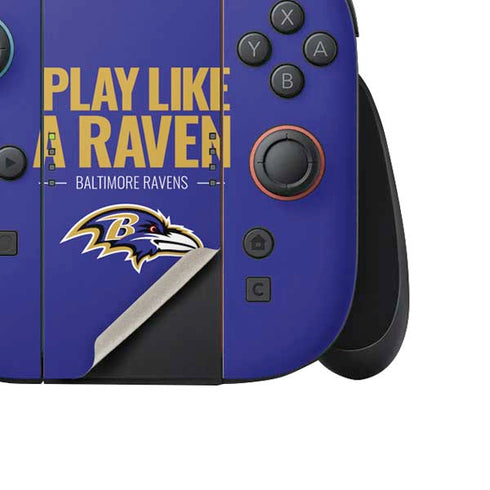NFL Baltimore Ravens Team Motto Nintendo Switch 2 (2025) Joy-Con Controller Skin