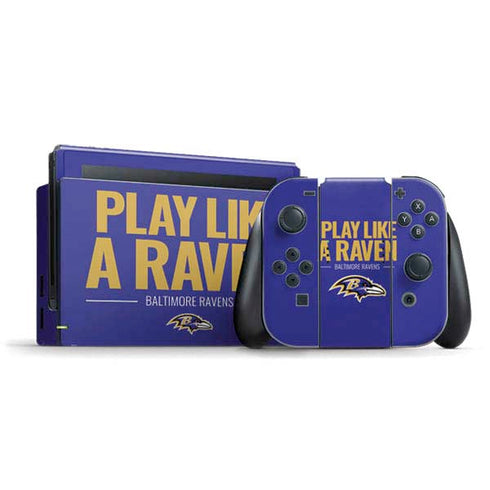 NFL Baltimore Ravens Team Motto Nintendo Skins