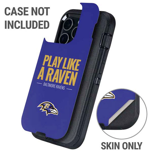 NFL Baltimore Ravens Team Motto Otterbox Defender iPhone Skin
