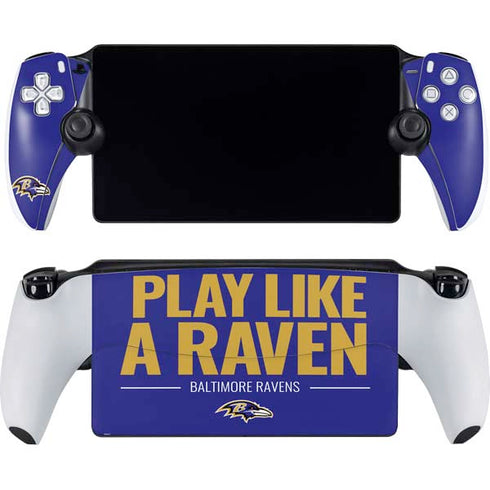 NFL Baltimore Ravens Team Motto PlayStation Portal Remote Player Skin
