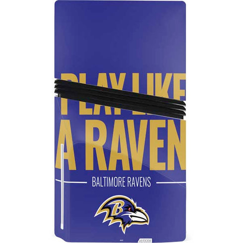 NFL Baltimore Ravens Team Motto PS5 Pro Disk Console Skin