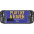 NFL Baltimore Ravens Team Motto Steam Deck Handheld Gaming Computer OLED Skin