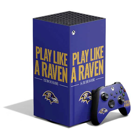 NFL Baltimore Ravens Team Motto XBox Series X Digital Edition Bundle Skin