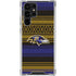 NFL Baltimore Ravens Trailblazer Galaxy S23 Ultra Clear Case