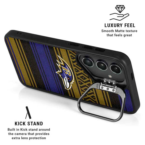 NFL Baltimore Ravens Trailblazer Galaxy S24 FE Kickstand Case