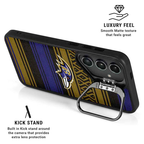 NFL Baltimore Ravens Trailblazer Galaxy S25 Kickstand Case