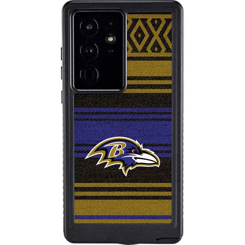 NFL Baltimore Ravens Trailblazer Galaxy S24 Ultra Waterproof Case