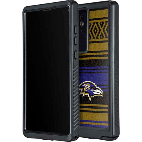 NFL Baltimore Ravens Trailblazer Galaxy S24 Ultra Waterproof Case