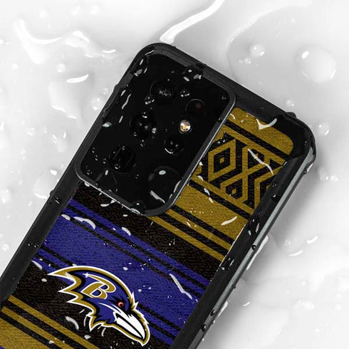 NFL Baltimore Ravens Trailblazer Galaxy S24 Ultra Waterproof Case