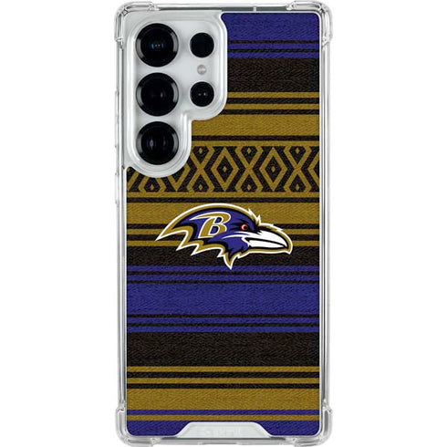 NFL Baltimore Ravens Trailblazer Galaxy S25 Ultra Clear Case