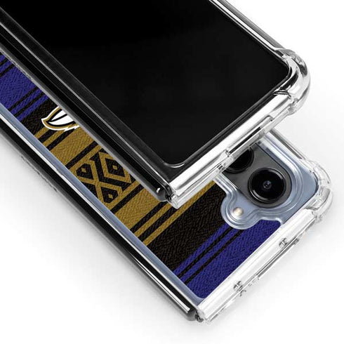NFL Baltimore Ravens Trailblazer Galaxy Z Fold5 5G Clear Case
