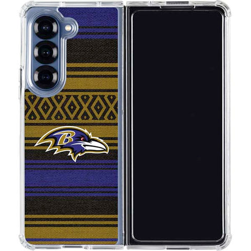NFL Baltimore Ravens Trailblazer Galaxy Z Fold6 Clear Case