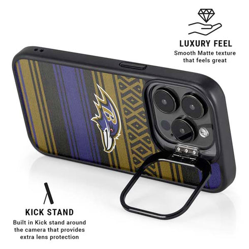 NFL Baltimore Ravens Trailblazer iPhone 13 Pro Kickstand Case