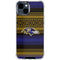 NFL Baltimore Ravens Trailblazer iPhone 15 Clear Case
