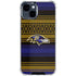 NFL Baltimore Ravens Trailblazer iPhone 15 Clear Case