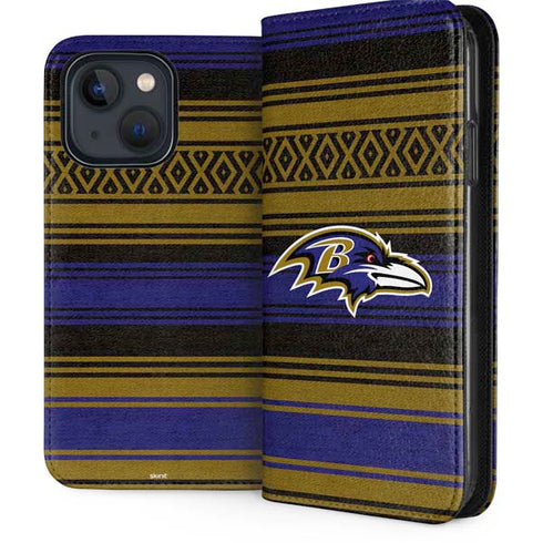 NFL Baltimore Ravens Trailblazer iPhone 15 Folio Case