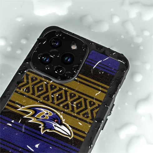 NFL Baltimore Ravens Trailblazer iPhone 15 Pro Waterproof Case