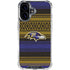 NFL Baltimore Ravens Trailblazer iPhone 16 Clear Case