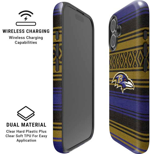 NFL Baltimore Ravens Trailblazer iPhone 16 Magsafe Impact Case