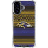 NFL Baltimore Ravens Trailblazer iPhone 16 Plus Clear Case