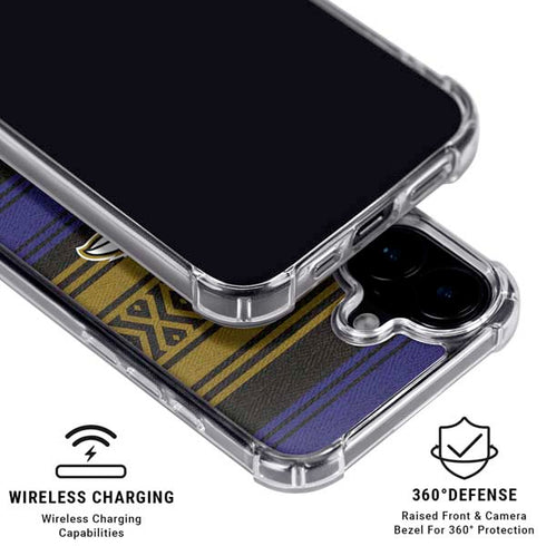 NFL Baltimore Ravens Trailblazer iPhone 16 Plus Clear Case