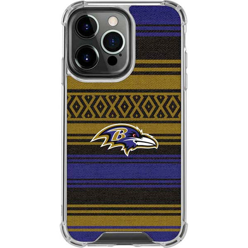 NFL Baltimore Ravens Trailblazer iPhone 16 Pro Clear Case