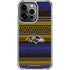 NFL Baltimore Ravens Trailblazer iPhone 16 Pro Clear Case