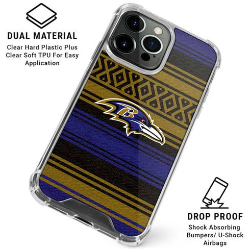 NFL Baltimore Ravens Trailblazer iPhone 16 Pro Clear Case