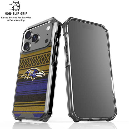 NFL Baltimore Ravens Trailblazer iPhone 18 Pro Clear Case