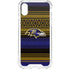 NFL Baltimore Ravens Trailblazer iPhone XS Clear Case