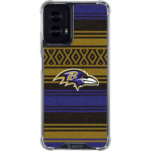 NFL Baltimore Ravens Trailblazer Moto G Power 5G (2024) Clear Case