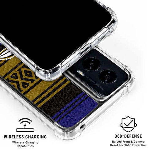 NFL Baltimore Ravens Trailblazer Moto G Power 5G (2024) Clear Case