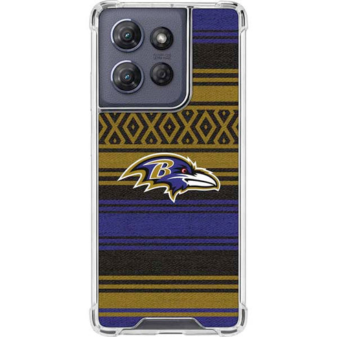 NFL Baltimore Ravens Trailblazer Moto G Stylus 5G (2025) Clear Case